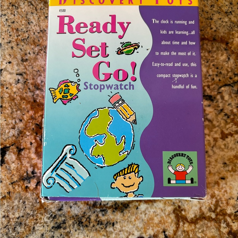 Discovery Toys NWT vintage Ready Set Go Stopwatch